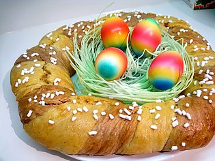 Schoko- Osterkranz